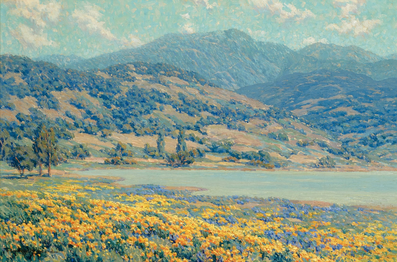 Lakeside Wildflowers by Granville Redmond