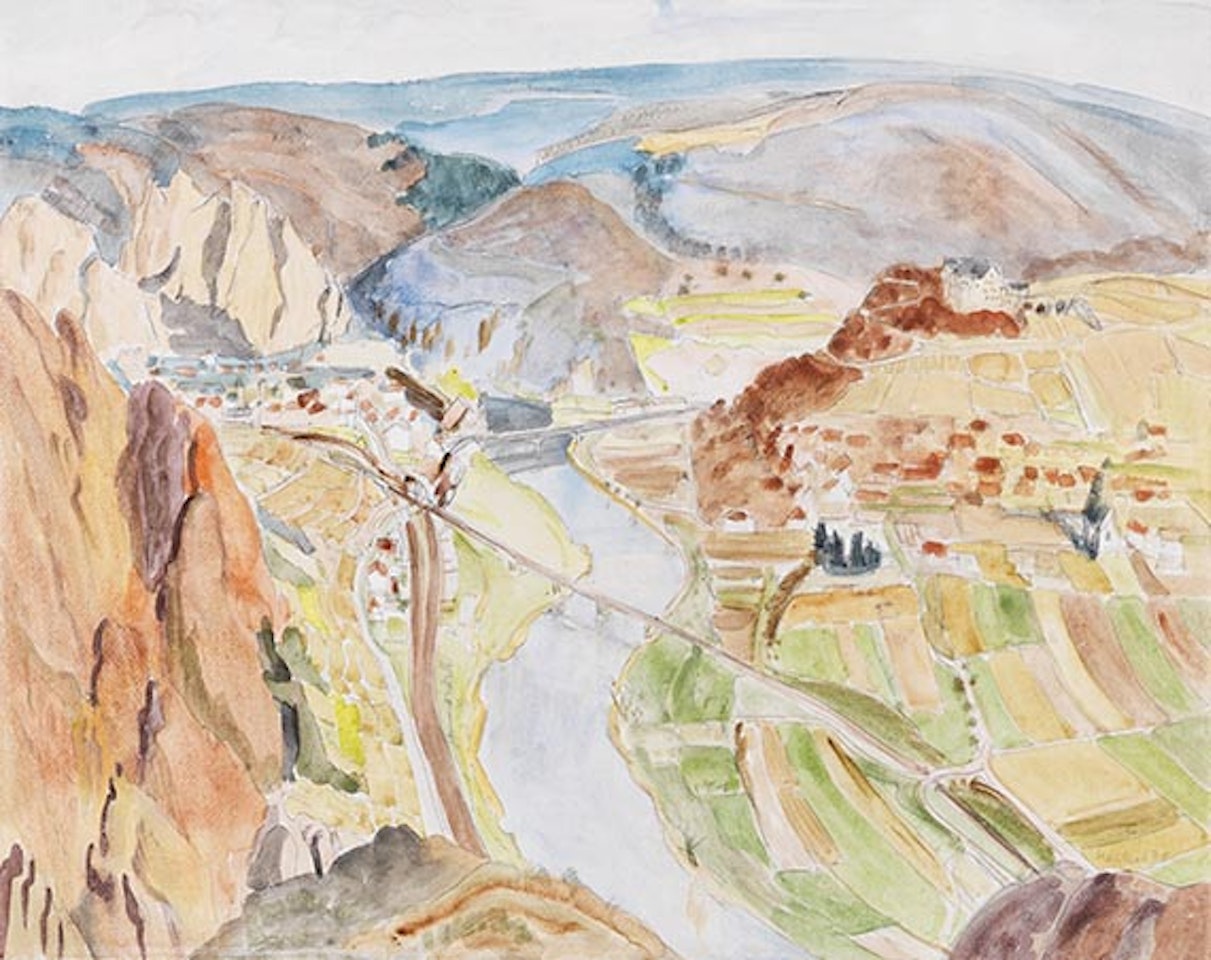 Nahelandschaft by Erich Heckel
