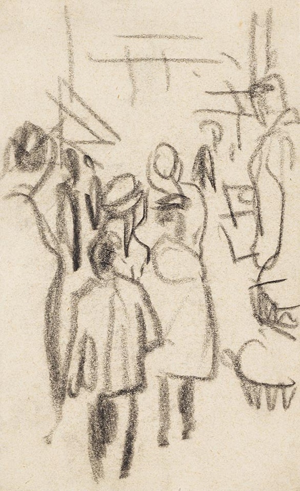Straßenszene by August Macke