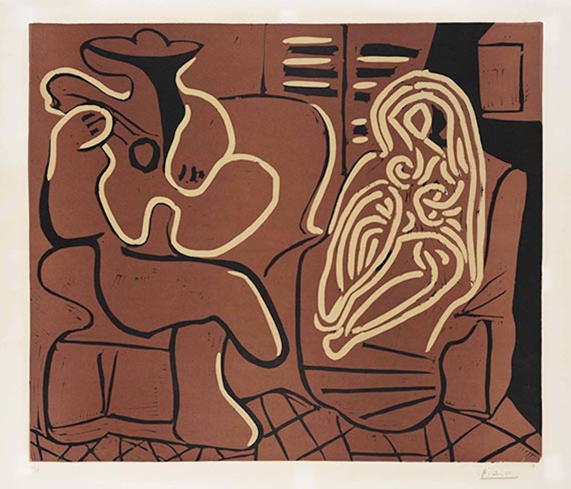 L"Aubade, avec femme dans un fauteuil by Pablo Picasso