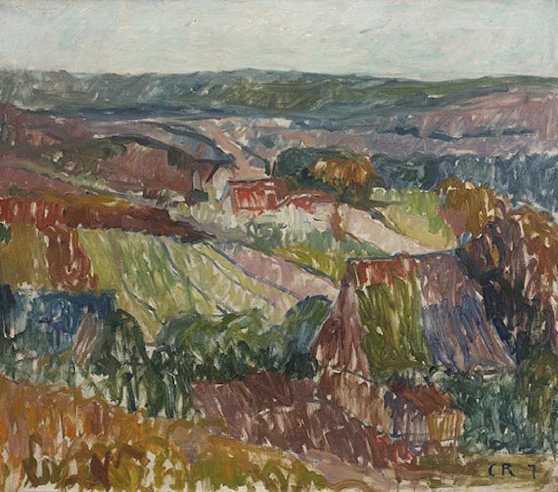 Landschaft bei Hetschburg by Christian Rohlfs