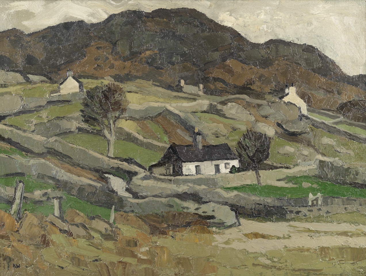 Garndolbenmaen by Kyffin Williams