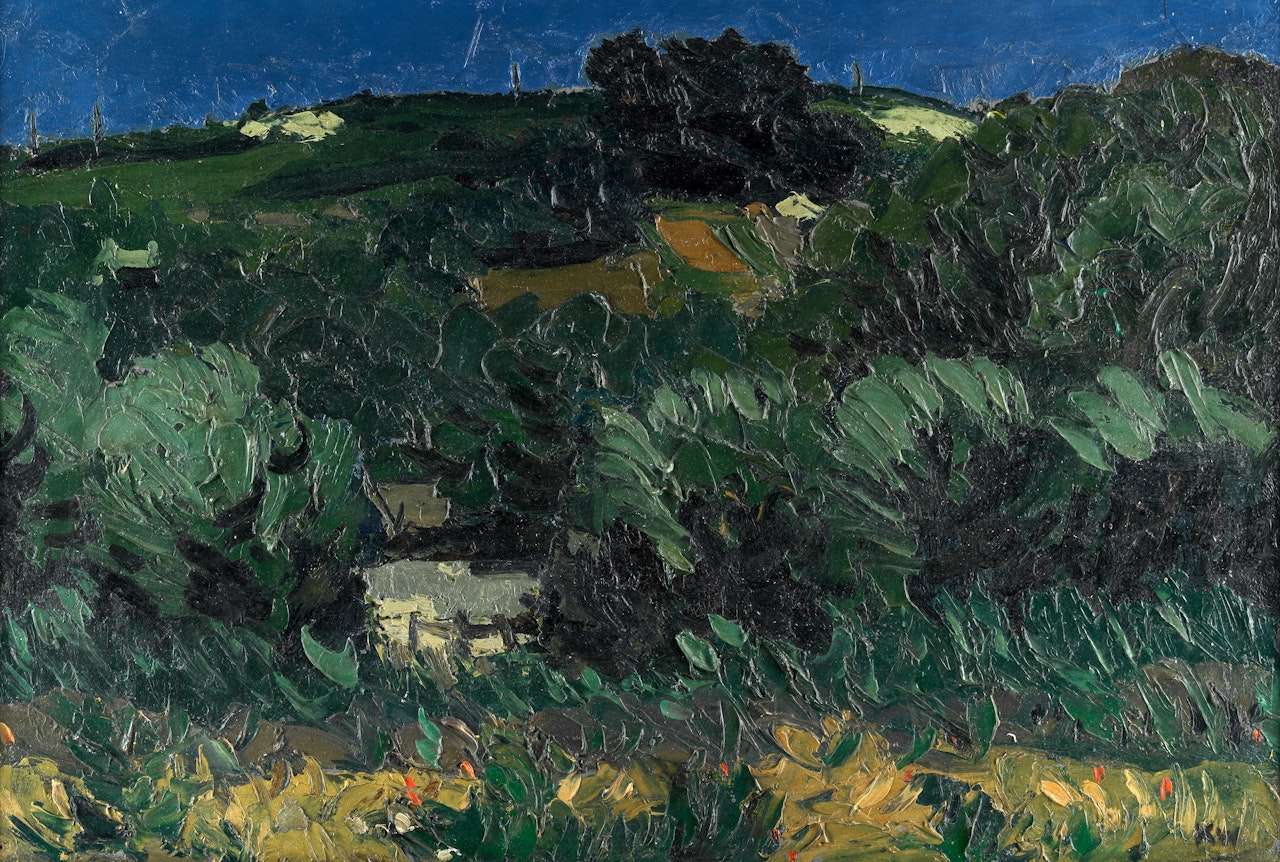 Heathland, Beaumaris by Kyffin Williams