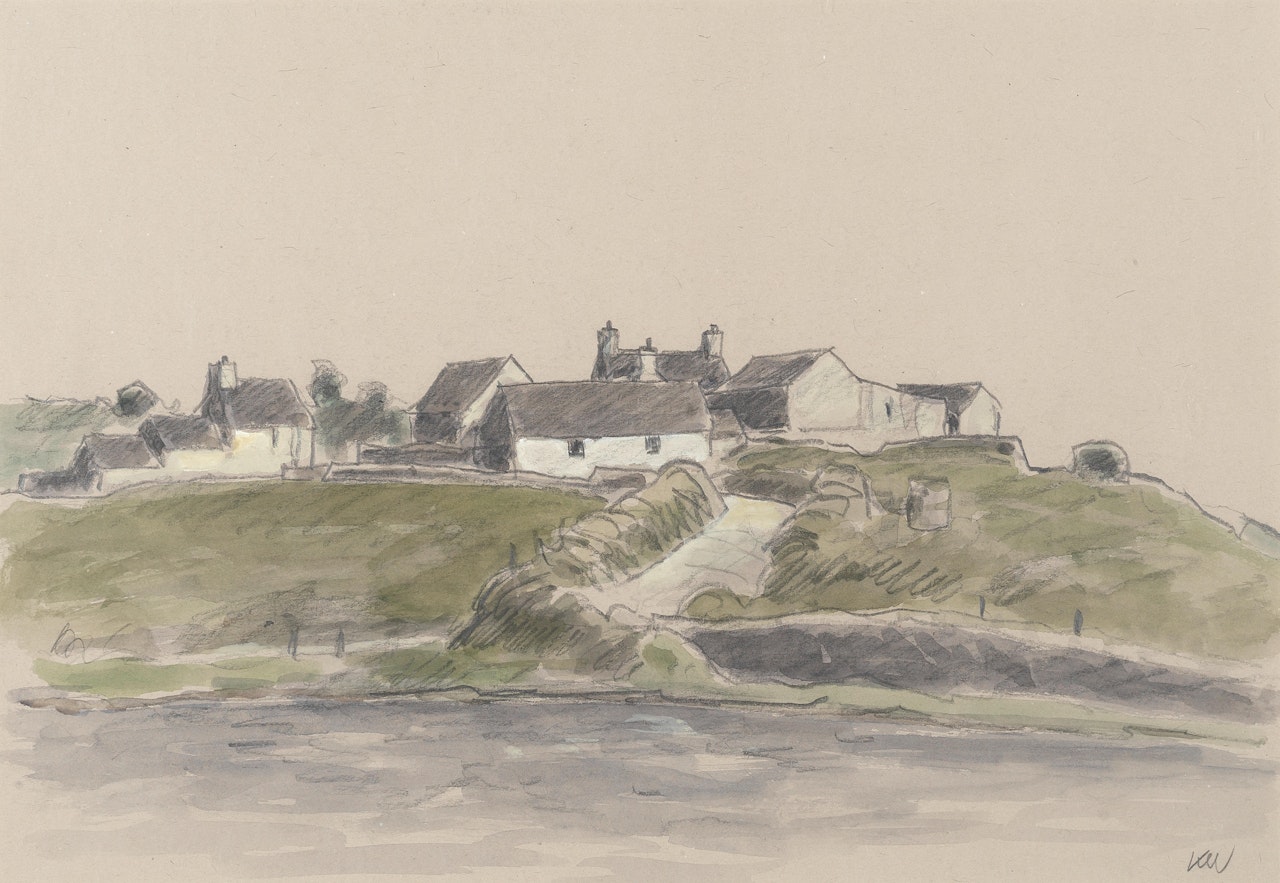 Farm, Cemlyn by Kyffin Williams