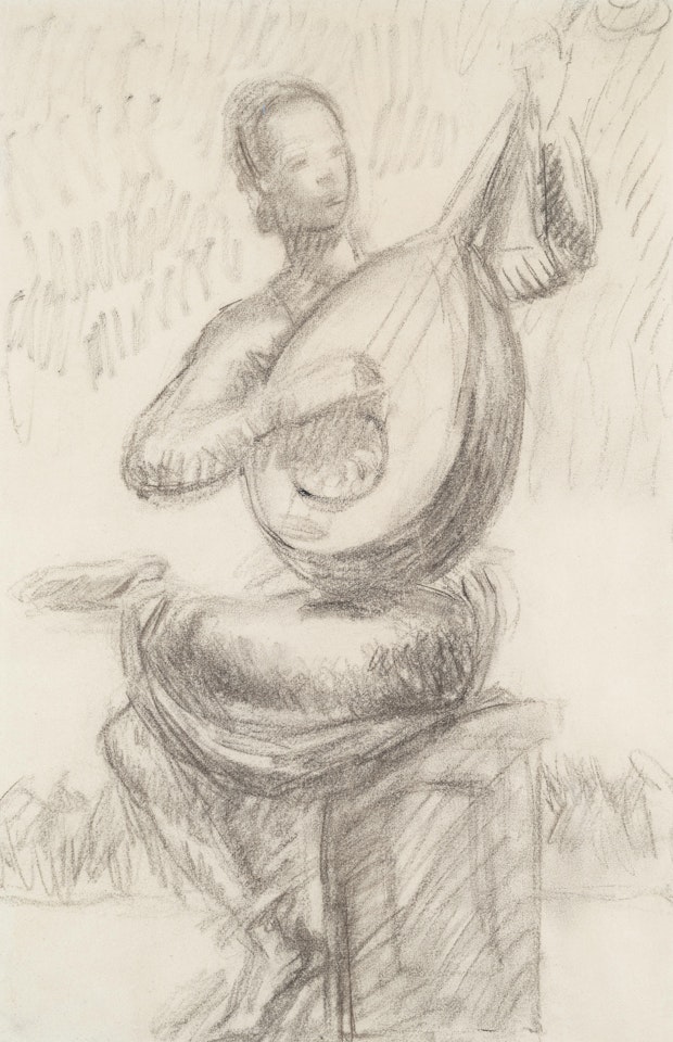 The Lute Player by Duncan Grant