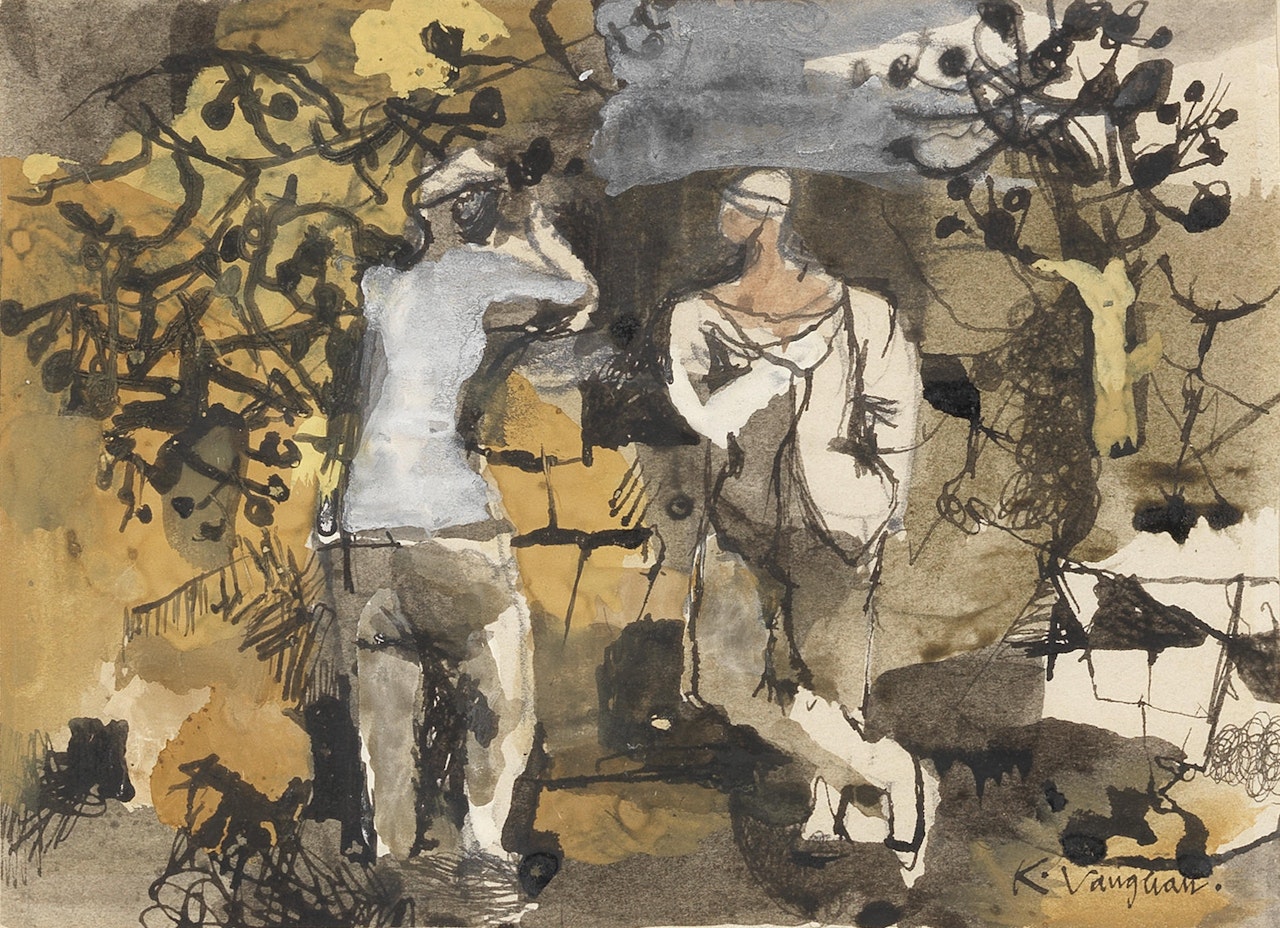 Two Figures by Keith Vaughan