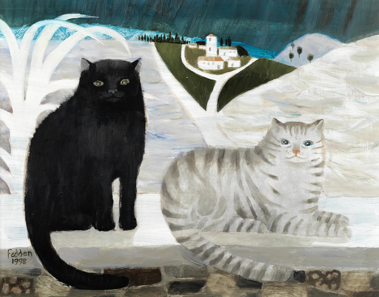 Tuscan Cats by Mary Fedden