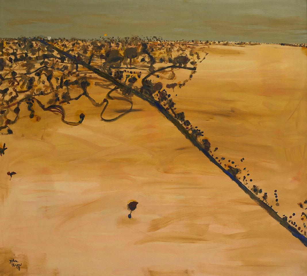 Mallee Road to Nhill by John Olsen