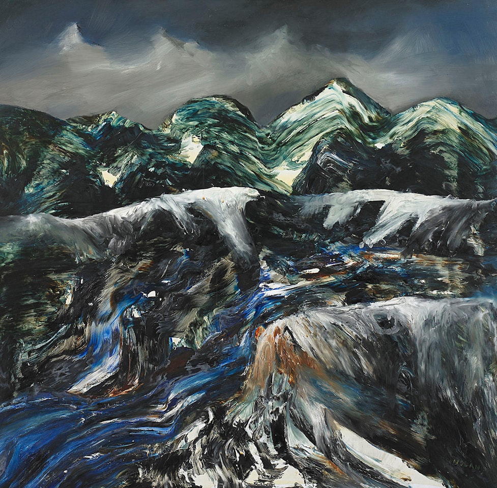 Glacier, Antarctica by Sidney Nolan