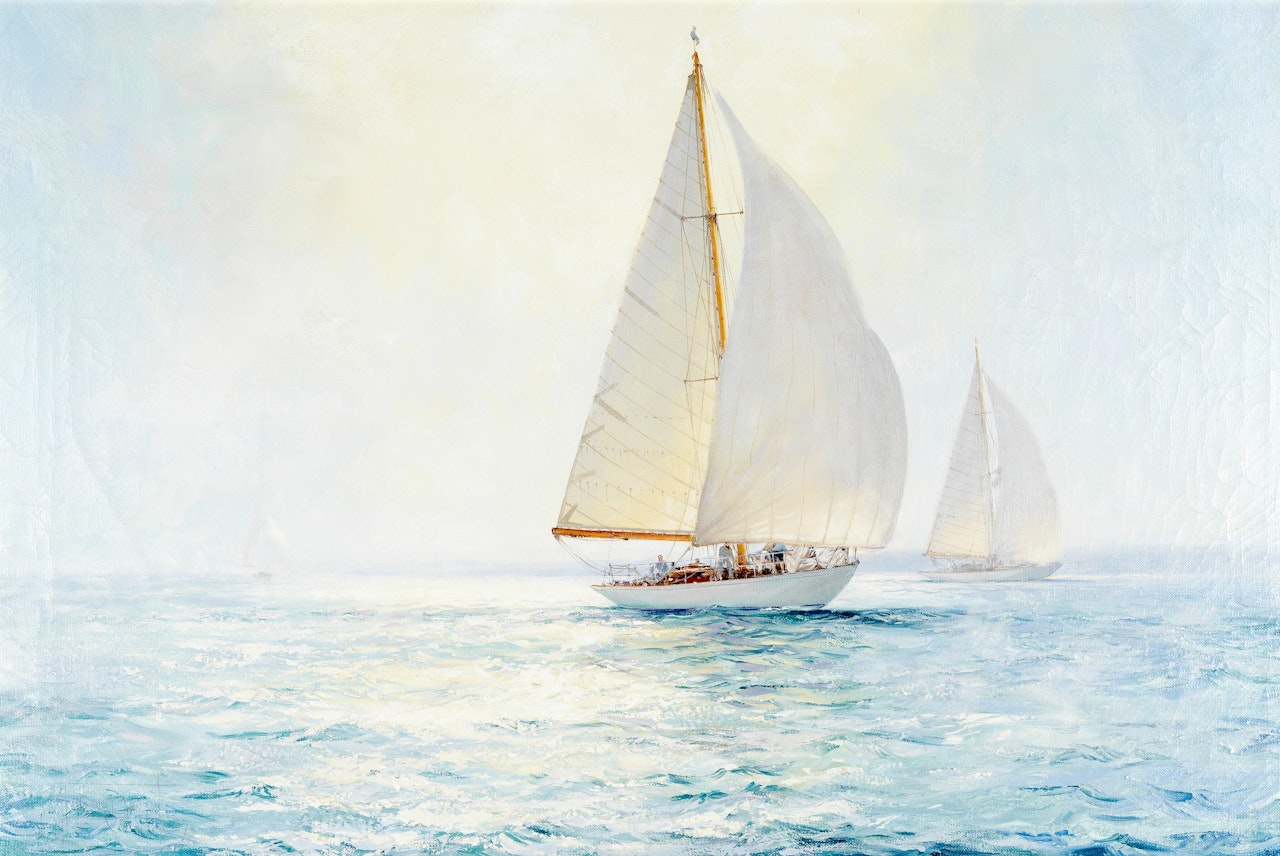 "Morning Mist" by Montague Dawson
