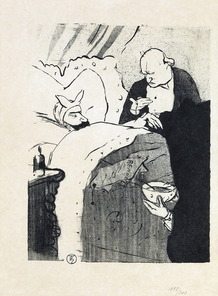 Carnot Malade! by Henri de Toulouse-Lautrec