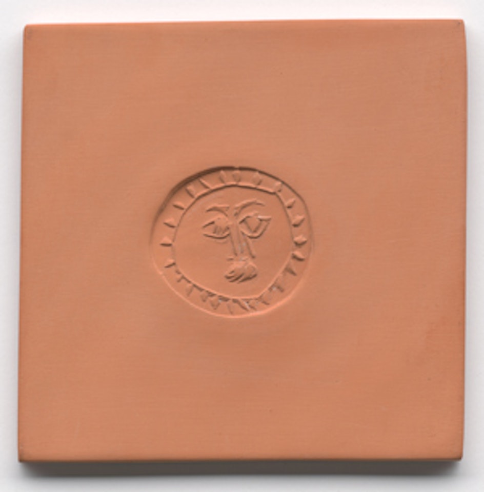 Circle with face by Pablo Picasso