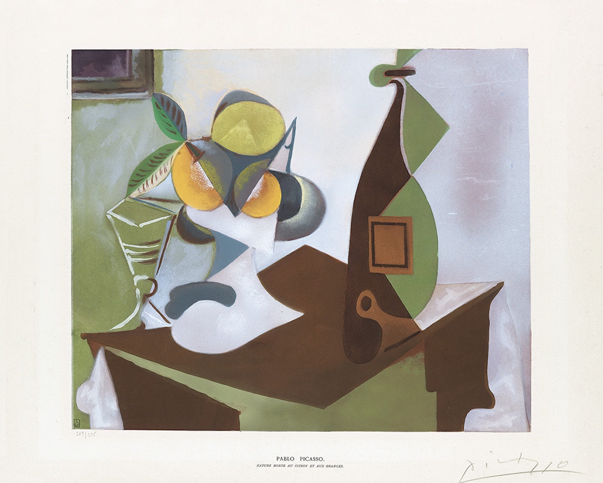 Nature Morte au Citron et aux Oranges by Pablo Picasso