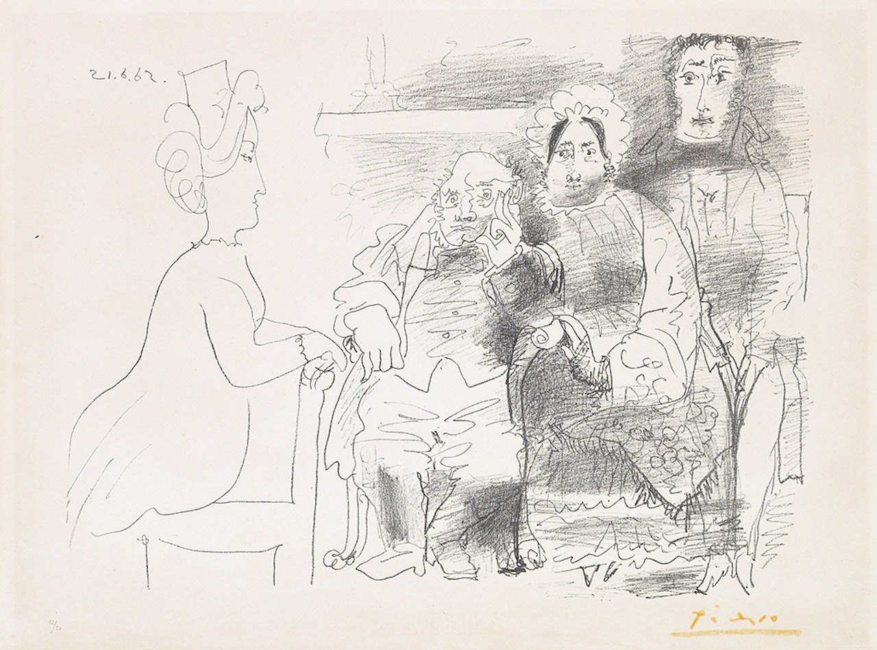 Portrait de Famille by Pablo Picasso