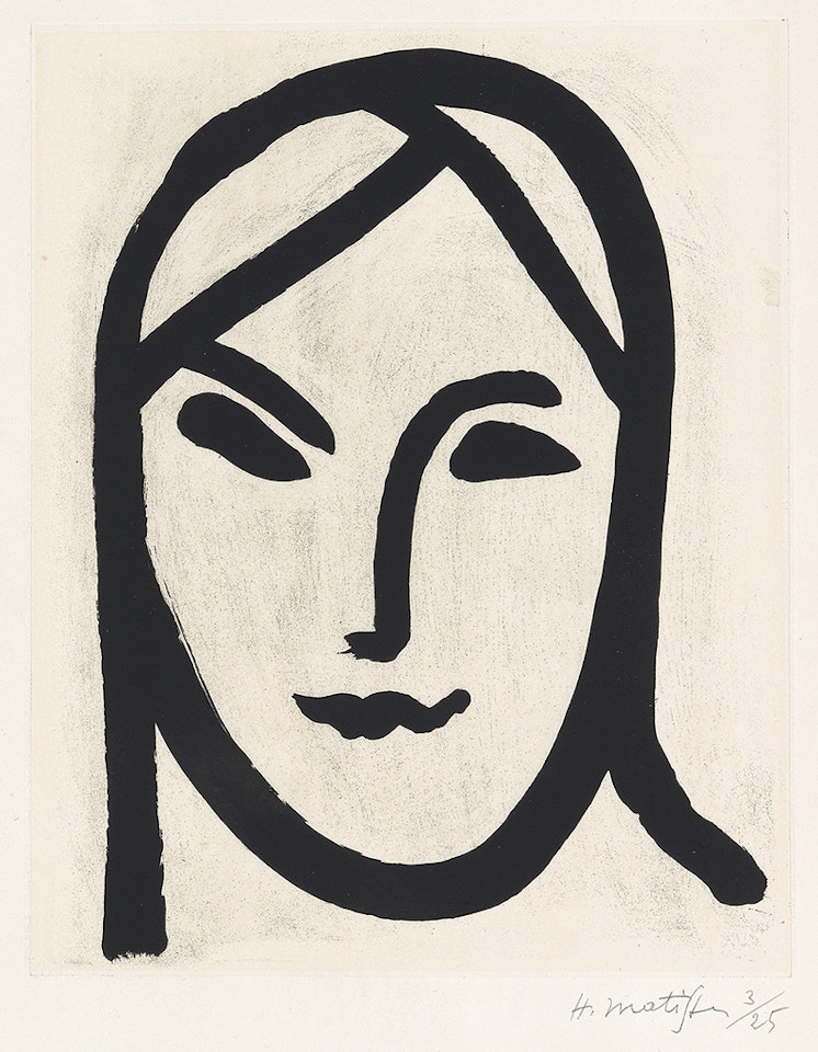 Bedouine, Figure aux bandeaux by Henri Matisse