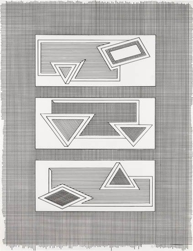 Grid Stack by Frank Stella