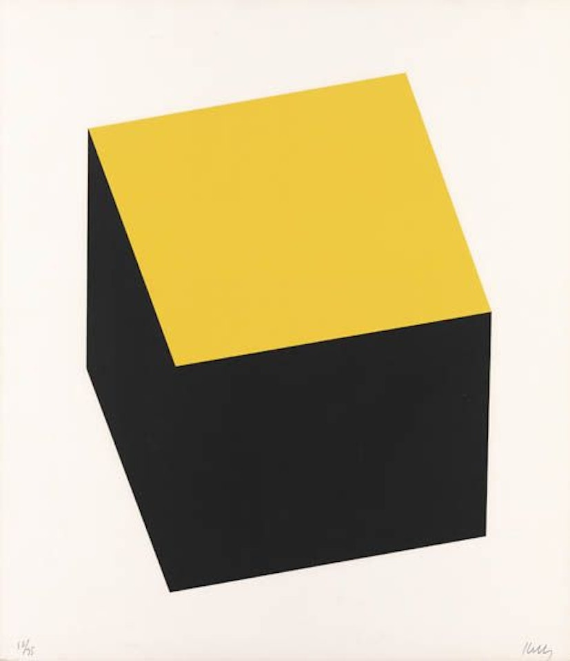 Yellow/Black by Ellsworth Kelly