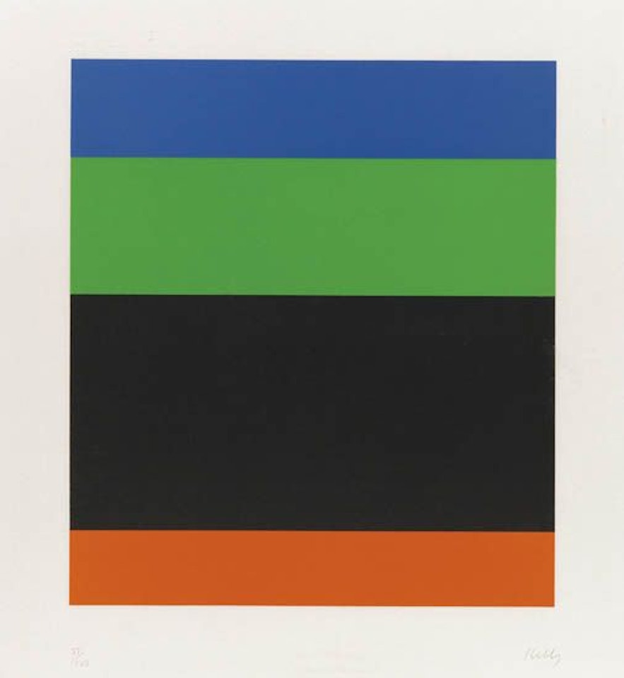 Blue/Green/Black/Red by Ellsworth Kelly