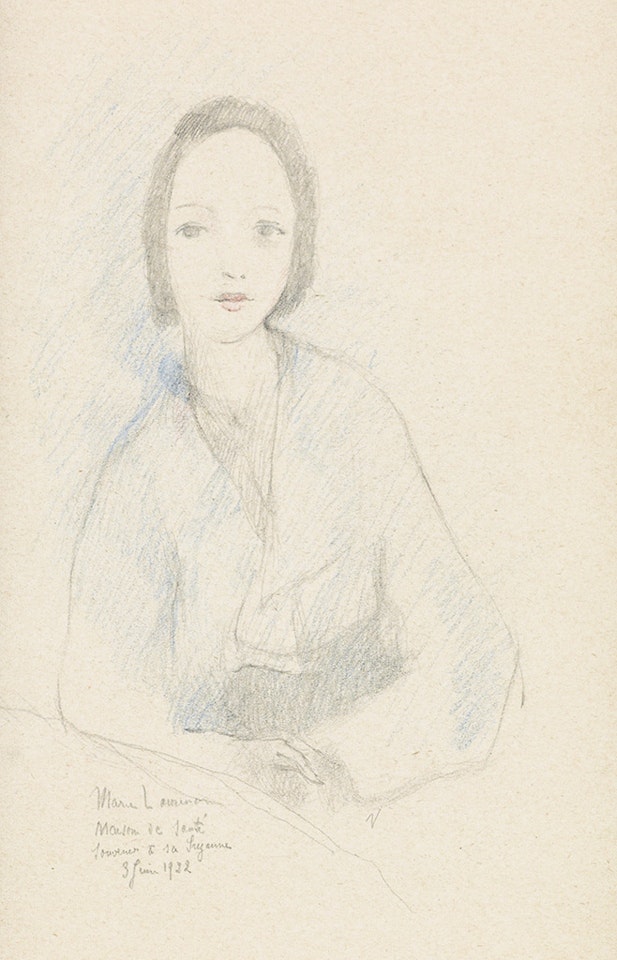 Femme assis by Marie Laurencin