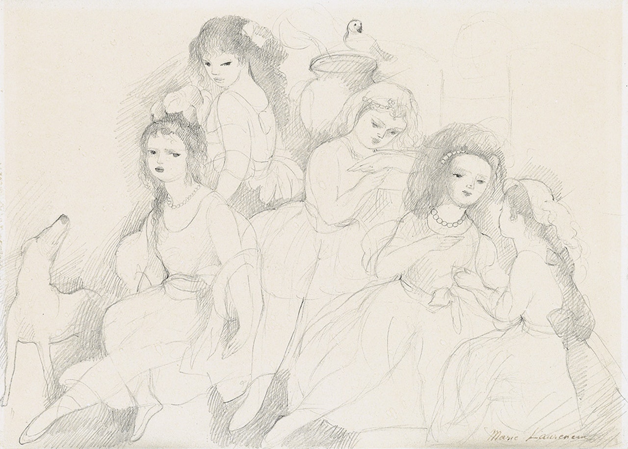 Conversation by Marie Laurencin