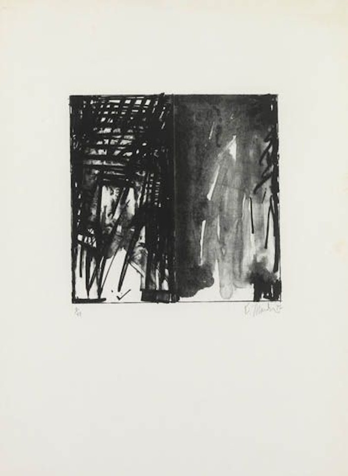 Untitled Press Series by Brice Marden