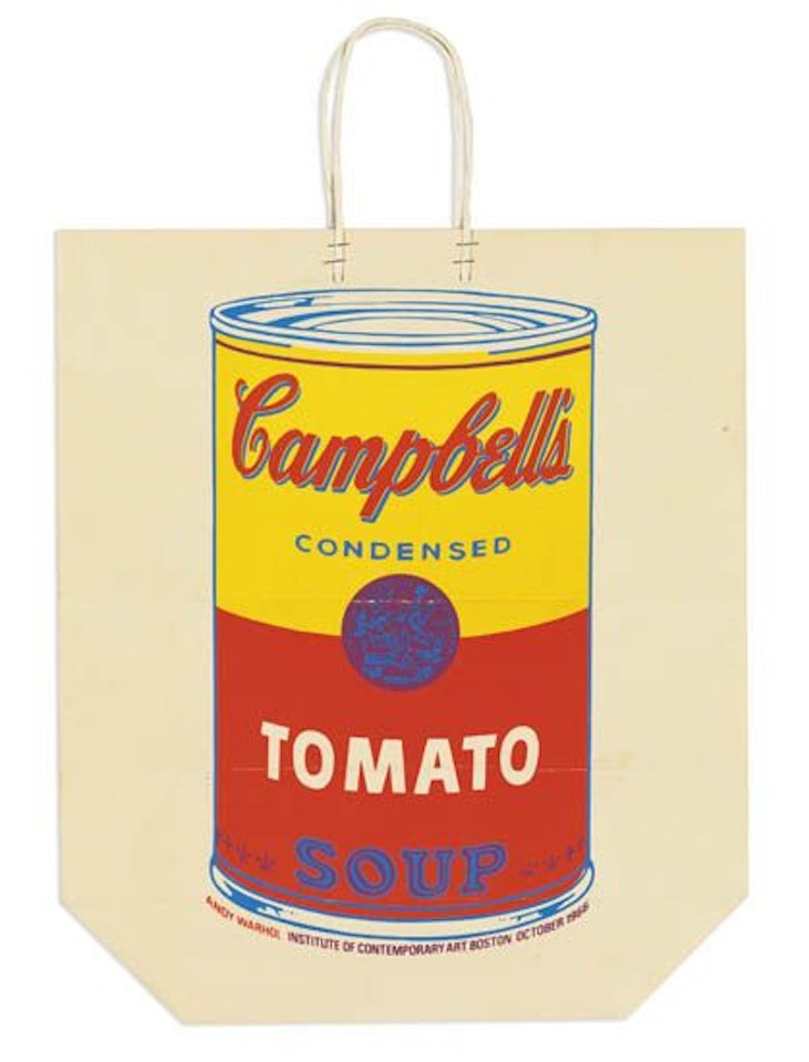 Campbell's Soup Can on Shopping Bag by Andy Warhol