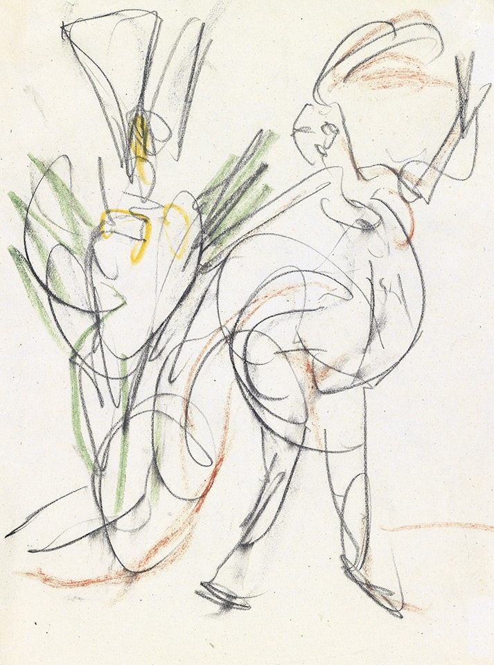 Exzentrische Tänzerinnen by Ernst Ludwig Kirchner