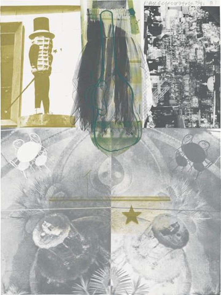 American Pewter with Burroughs I by Robert Rauschenberg