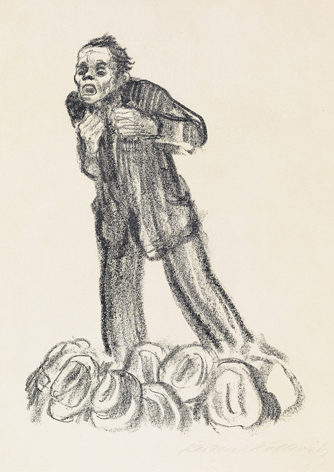 Der Agitationsredner by Kathe Kollwitz