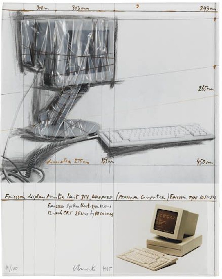 Ericsson Display Monitor Unit 3111, Wrapped, Project for Personal Computer by Christo