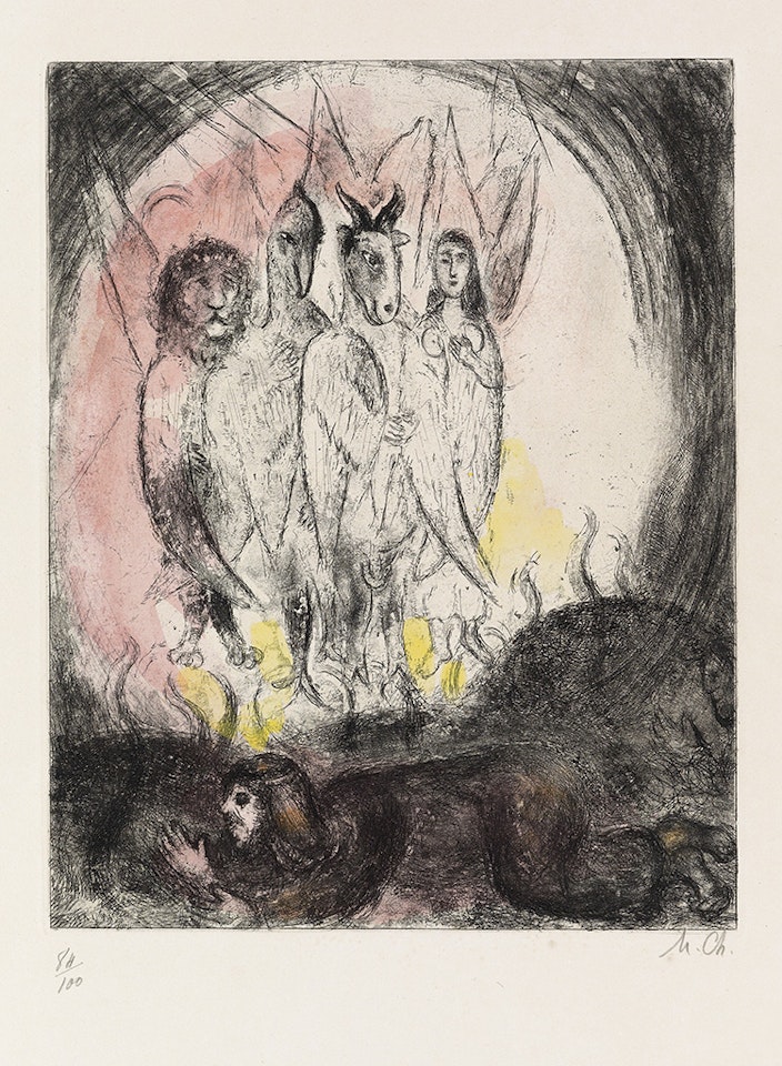 La Vision d'Ezechiel by Marc Chagall