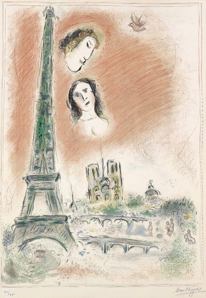Le Rêve de Paris by Marc Chagall