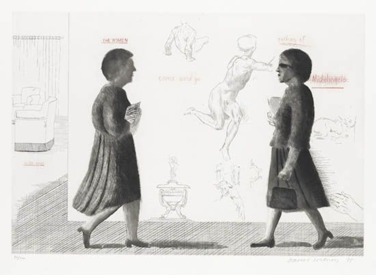 Homage to Michelangelo by David Hockney