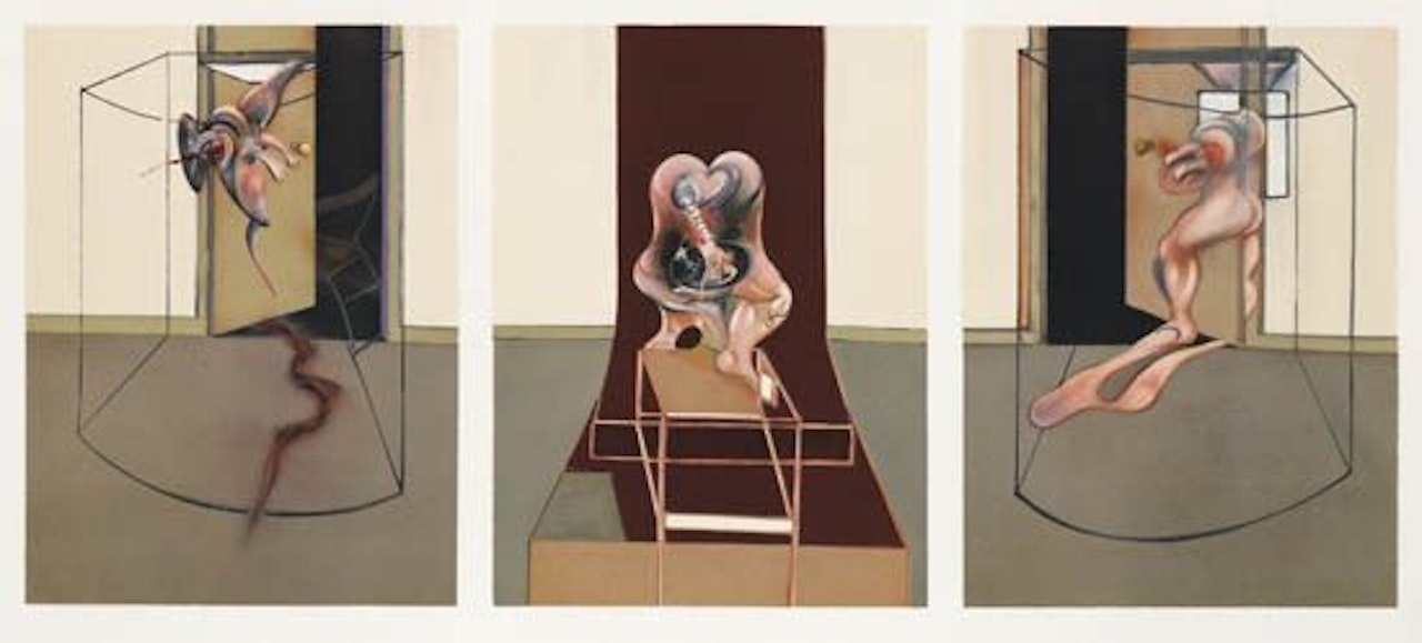 Triptych Inspired by Oresteia of Aeschylus by Francis Bacon