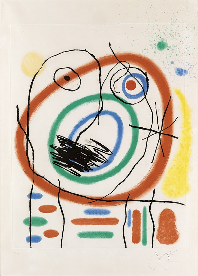 Le Prophète Encerclé by Joan Miró