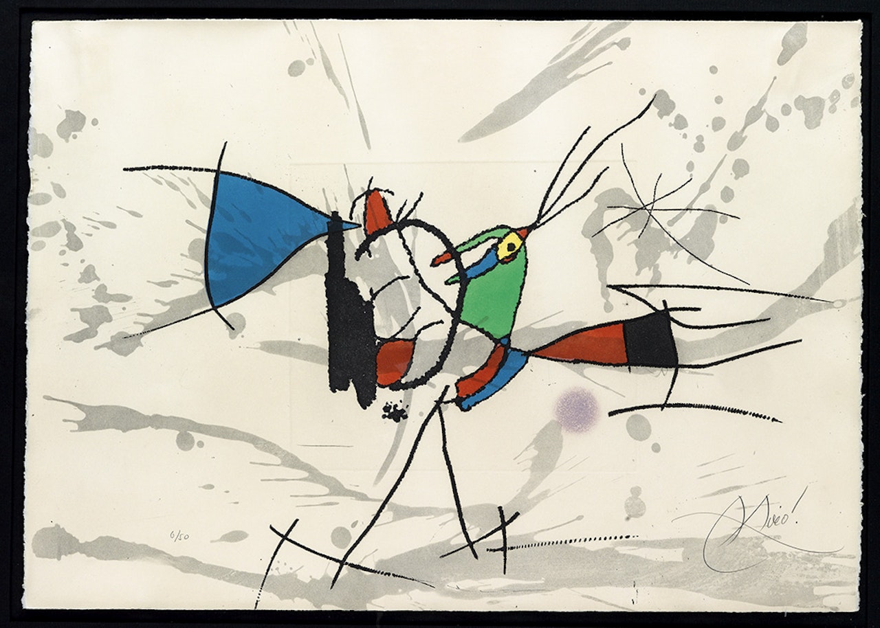 Le Cri du Coq de Bruyère by Joan Miró