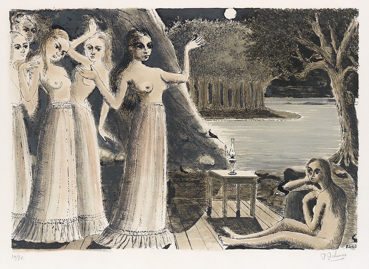 Le Bout du Monde by Paul Delvaux