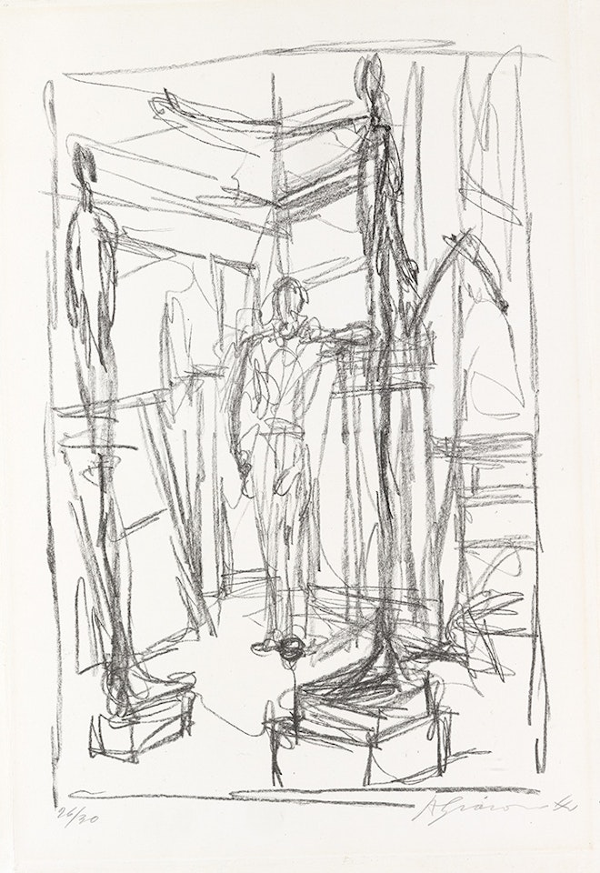 Personnage dans l'Atelier by Alberto Giacometti