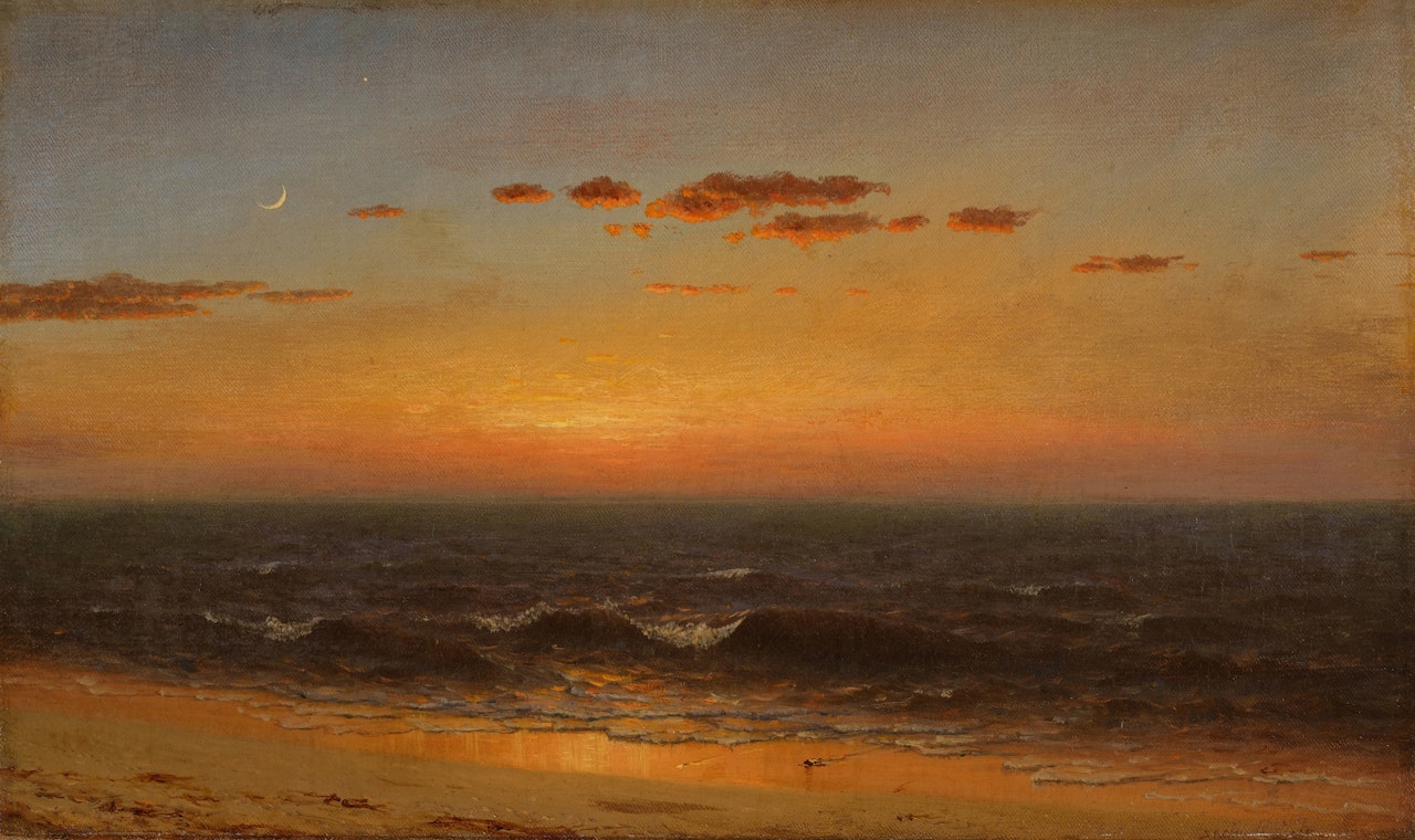 Sunrise on the Seashore by Sanford Robinson Gifford
