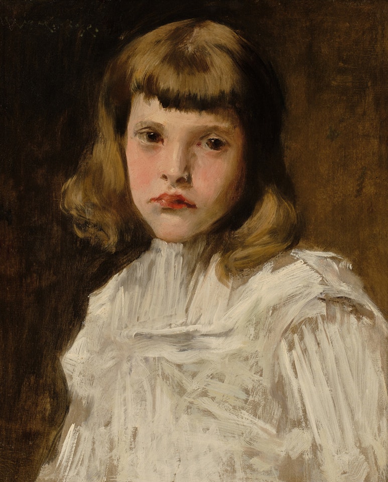 Portrait of a Child (Dorothy Brémond Chase) by William Merritt Chase
