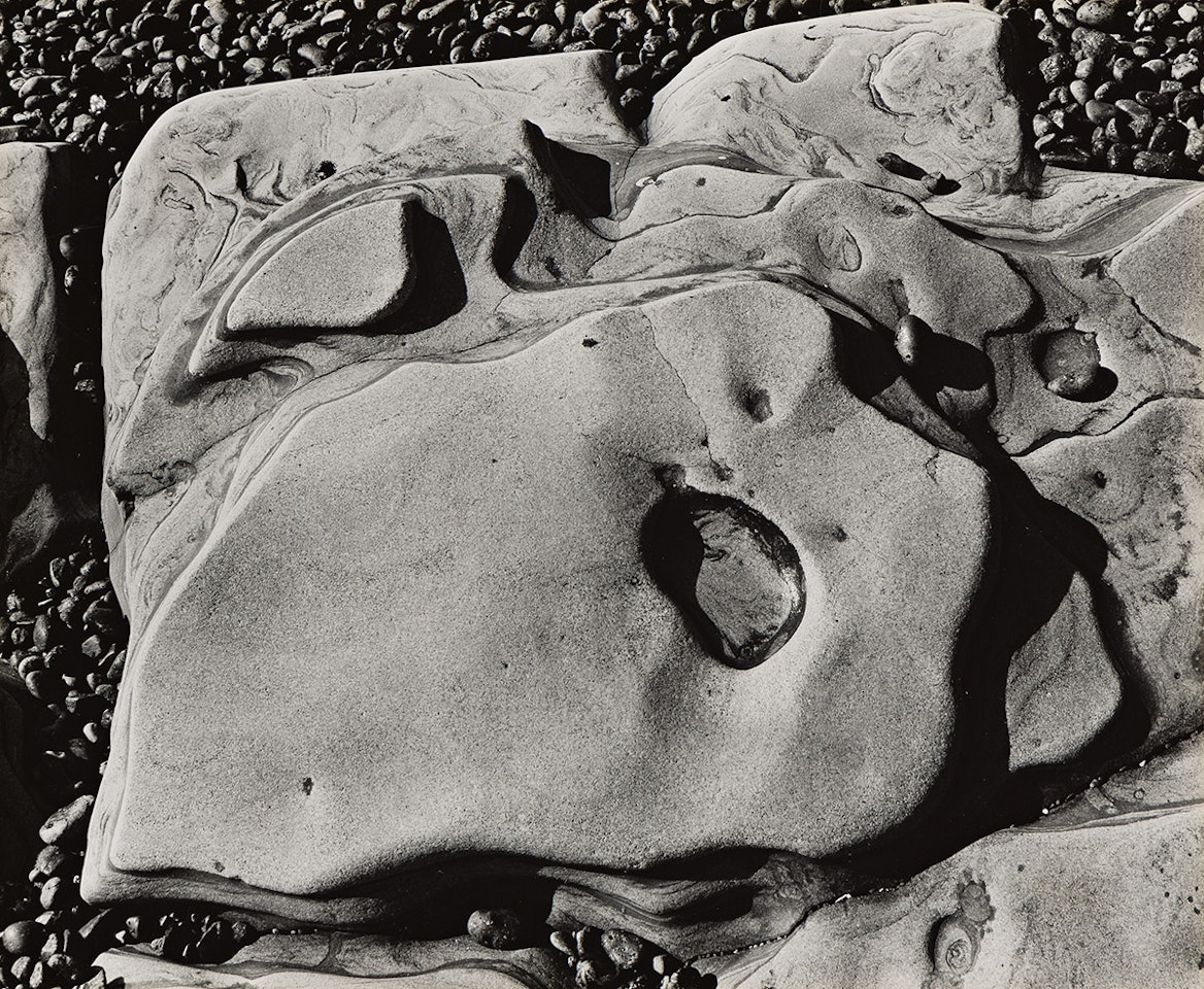 Eroded Rock No. 50, Point Lobos by Edward Weston