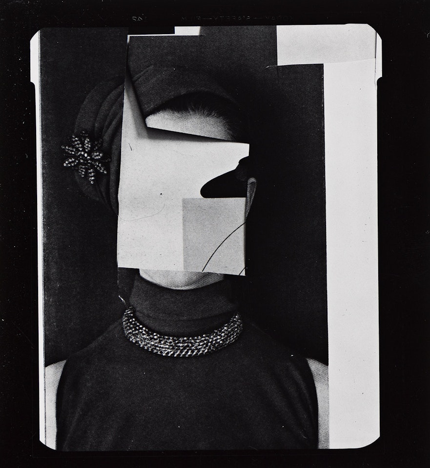 Cutout (face) by Harry Callahan