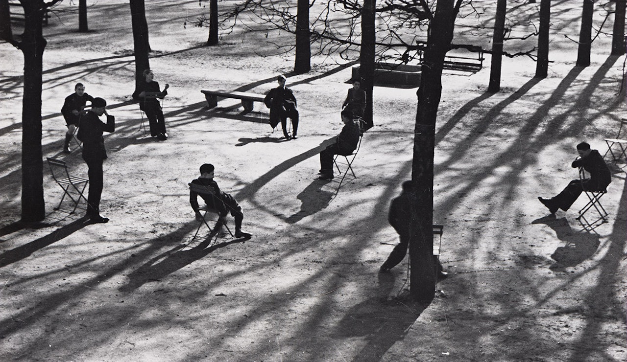 After School in the Tuileries by André Kertész