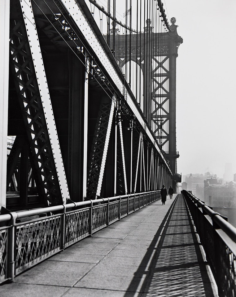Manhattan Bridge Walkway by Berenice Abbott