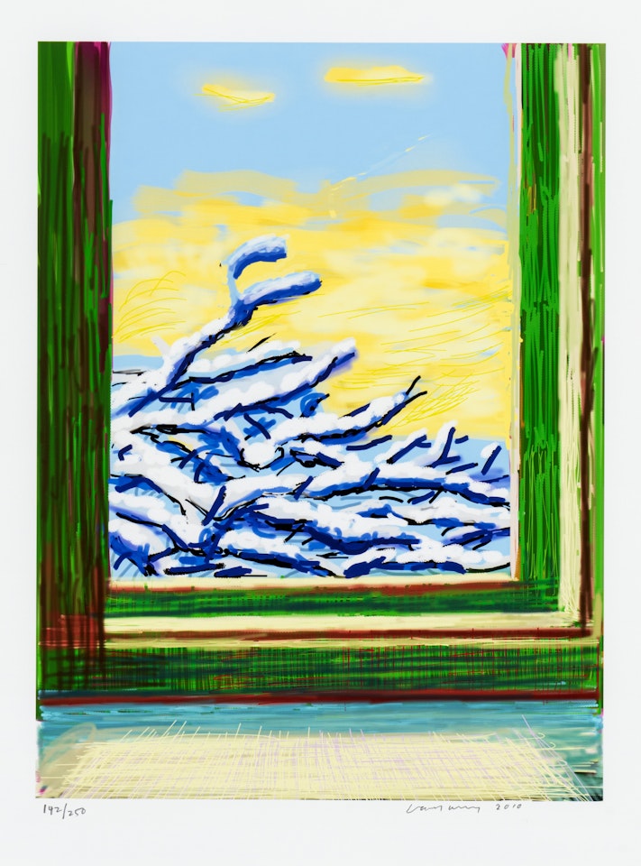 My Window, ‘No. 610", 23rd December 2010 by David Hockney
