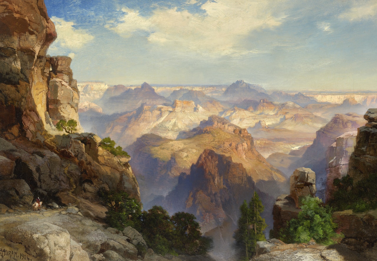 Grand View Trail by Thomas Moran