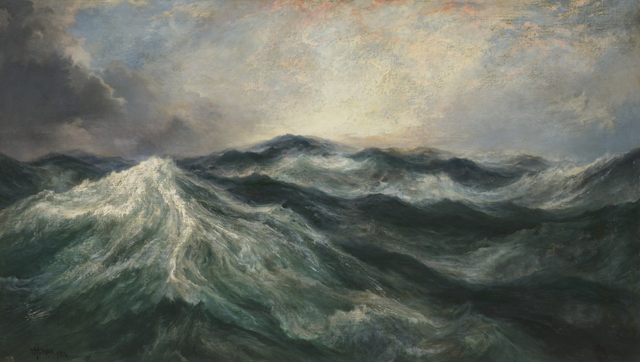 Morning after Storm, Mid-Atlantic by Thomas Moran