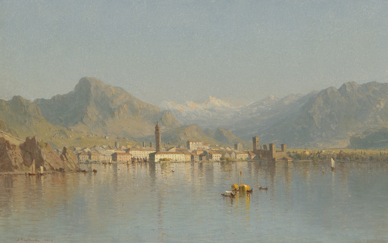 Riva, Lago di Garda by Sanford Robinson Gifford