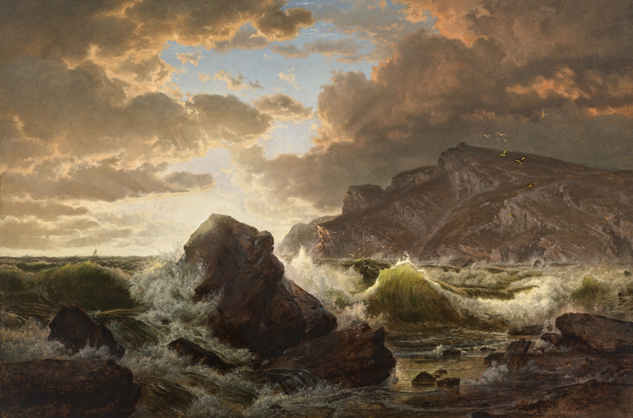 Coastal Scene by William Trost Richards