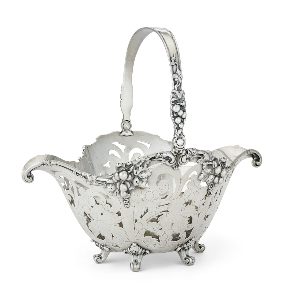 AN AMERICAN SILVER BASKET by Tiffany & Co.